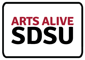 arts alive sdsu logotype